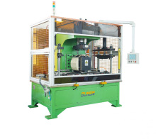 Flanged button seam riveting equipment