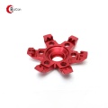 aluminium cnc machining bahagian auto anodising hub hub