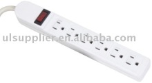 6 outlet UL power strip outlet strip relocatable power tap(09-PT6640)