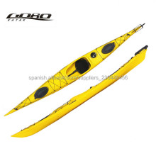 Speedy Single-Player Kayak: The Ultimate Fastest Plastic Kayaking Boat with Oars