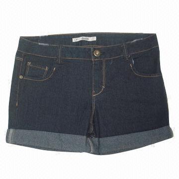 Ladies short jeans, simple style and fashionable looking