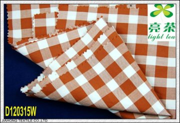 cotton check gingham fabric