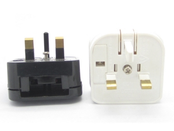 Ungrounding Fixed Type C Belgium to Type G Power UK BS 5733 Travel Plug Adapter