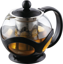 color available home glass teapot,European round shape glass pot, dinnerware sets