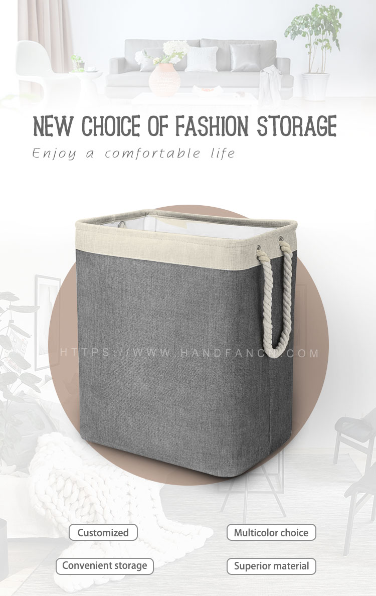 Cheap Round Foldable Fabric Cloth Laundry Basket Laundry Bag Basket