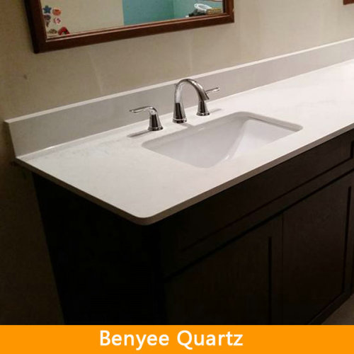 Custom quartz bathroom countertop for sale