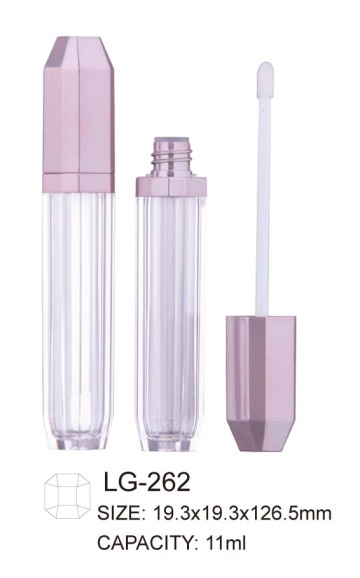 Square Cosmetic Lip Gloss Tube