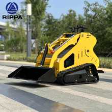 EPA Euro5 Mini Skid Steer Loader Bobcat Front Bucket Attachment with Crawler Tracks