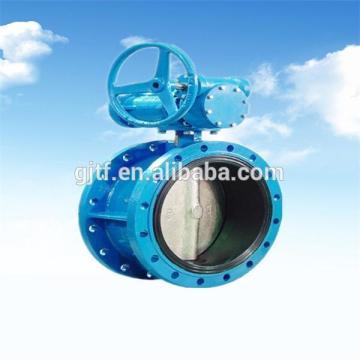 PN16 cast iron double flanged type Butterfly Valve
