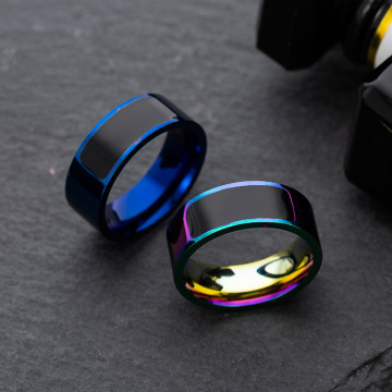 NFC Finger Ring Intelligent Titanium Steel NFC Smart Ring Fashion Men's Ring Magic Wear For Android Phone Equipment Accessories