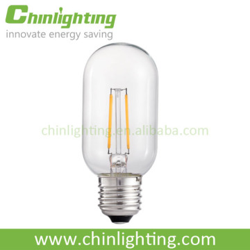 Tubular filament glass t45 filament led bulb lamp