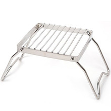 Stainless Steel Portable Charcoal BBQ Grill for Outdoor Use