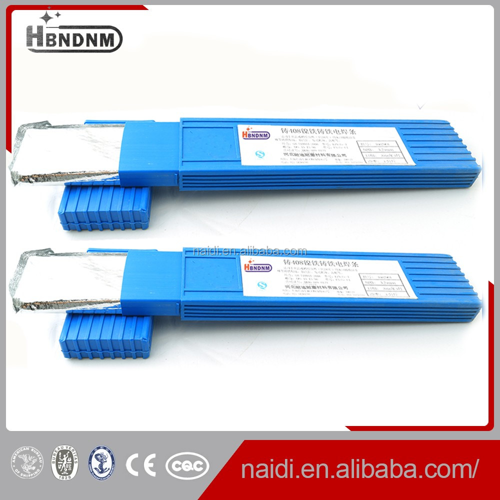 hot sale Z408 AWS A5.15 ENiFe-Cl cast iron welding electrode