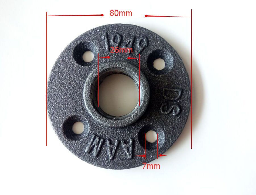 3-4 inch floor flange