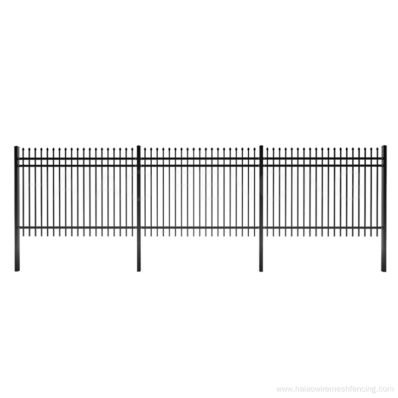 Modern garden privacy fence screen steel fence panel