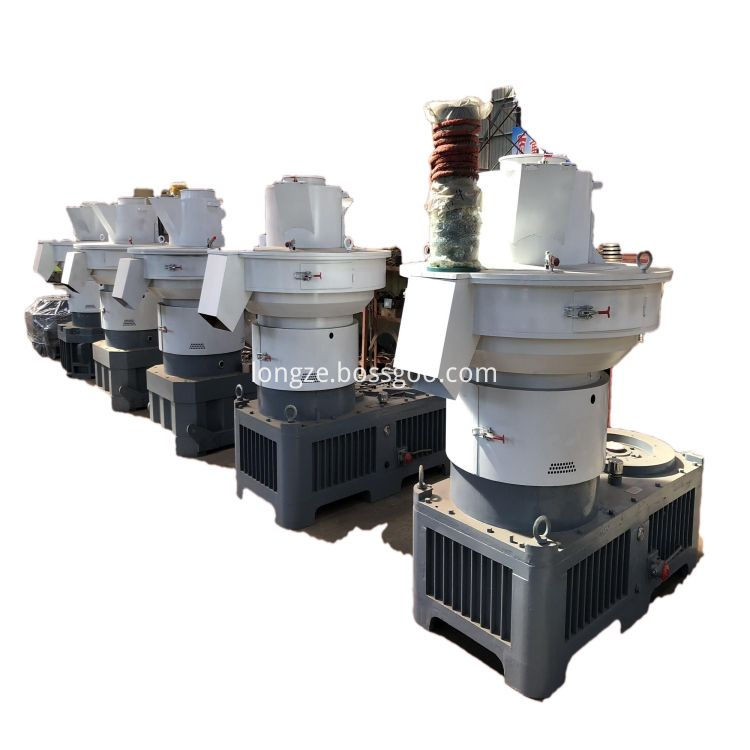 2t/h Capacidad de 132kW Anillo vertical de servicio pesado Die Pellet Pellet Mill