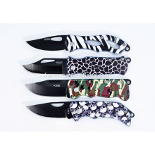 Survival Pocket Knife with Colorful Cladding Handle Knife