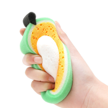 Fruit Sponge Dishcloth Strong Decontamination Dishtowel