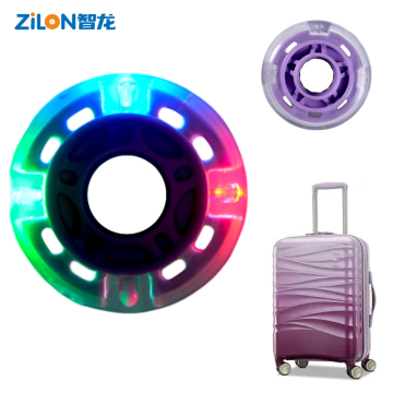 70mm rolling backpack light up wheel