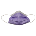 Purple Disposable Non-Woven Protective Mask