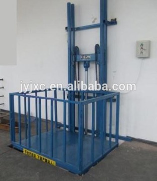 Skyscraping Tower guide rail hydraulic vertical cargo lift