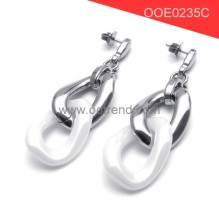 Stainless steel Italian high tech costume ceramic jewelry