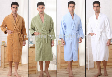 Mens Luxury Cotton Velour Bathrobe