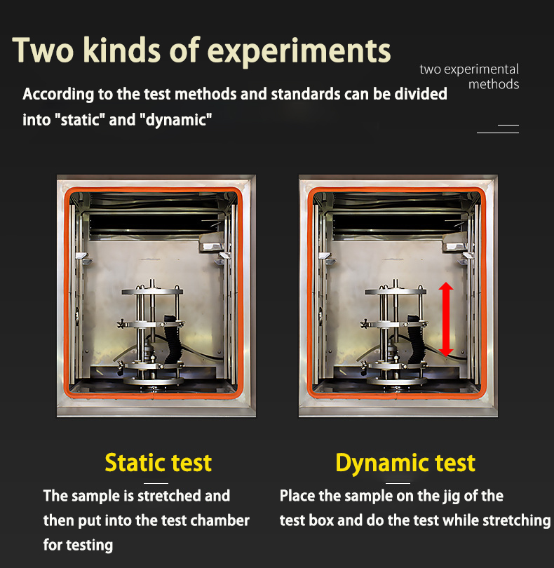 Ozone aging test chamber