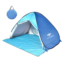 Portable Pop-Up Beach Tent: Quick Open Camping Sun Shelter