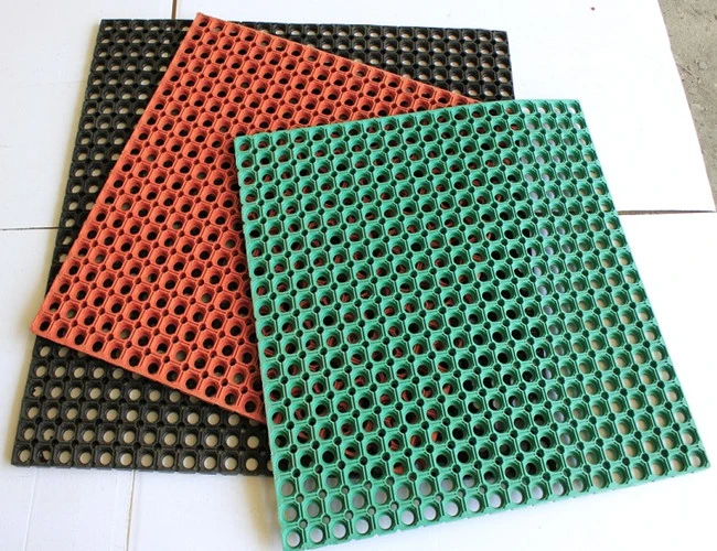 Sports Rubber Flooring Mat, Grass Rubber Mat, Anti-Bacteria Rubber Mat