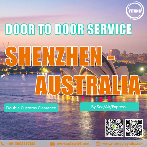 Serviço internacional de frete de porta em porta de Shenzhen para a Austrália