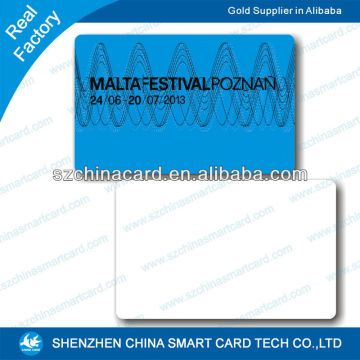 Cheap CR80 Printed Plastic PVC work permit id card