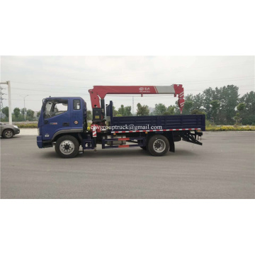 Euro 6 Truck Mounted Hydraulic Crane For Sale