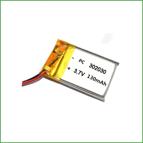 Hot Sell 302030 3,7 V 130 mAh Lipobatterie