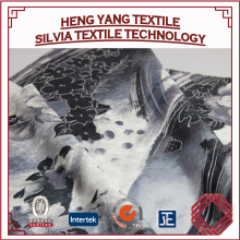 Polyester Shining patterns printed ice velvet upholstery fabric