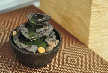 Table Fountain  Slimy Stone