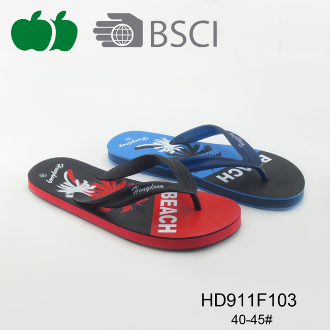 Men Summer Flat Outdoor Beach Printed Flip Flop