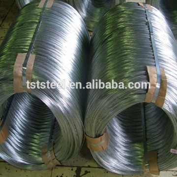 Hot dip galvanized low cabon steel rod wire