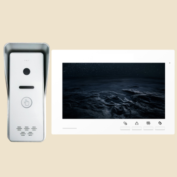 Wired home door camera intercom