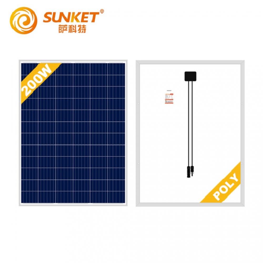 Poly Solar Panel 200W With TUV CE