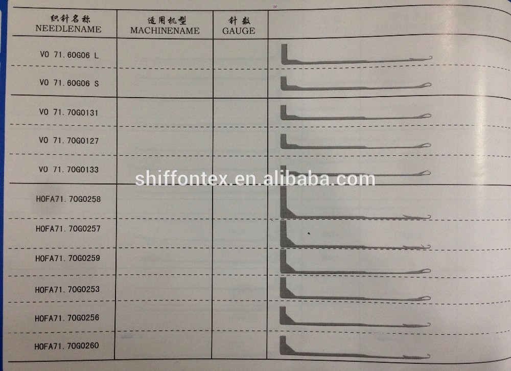 Sock Needles for Knitting Machine Single Cylinder Needles