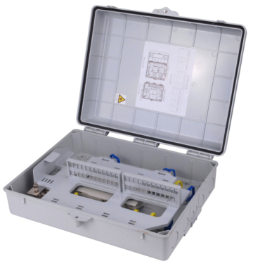 FTTH outdoor 48 port fiber optic terminal box