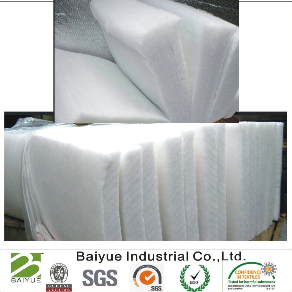 Eco-Friendly Fireproof 100% Polyester Insulation Batts/Roof Ceiling Floor Batts