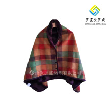 Colorful Checkered Fleece Blanket