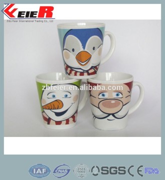 11oz coffee mug with decal,porcelain mug, decal ceramic mug