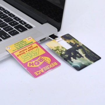 Waterdichte superslanke USB-stick voor creditcard