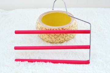 Metal Hanger Non-slip Foam Coating Open Ended Metal Slack Pant Hangers