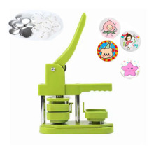 110V/220V Manual Button Maker for Square Sublimation Badge Production