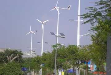 Solar and Wind Hybrid Street lights