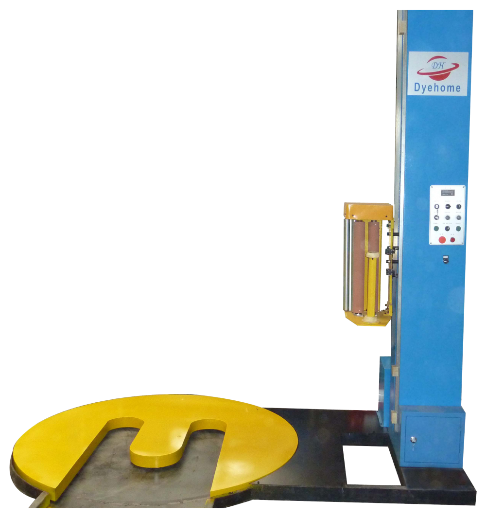 M type pallet pre-stretch wrapping machine for forklift